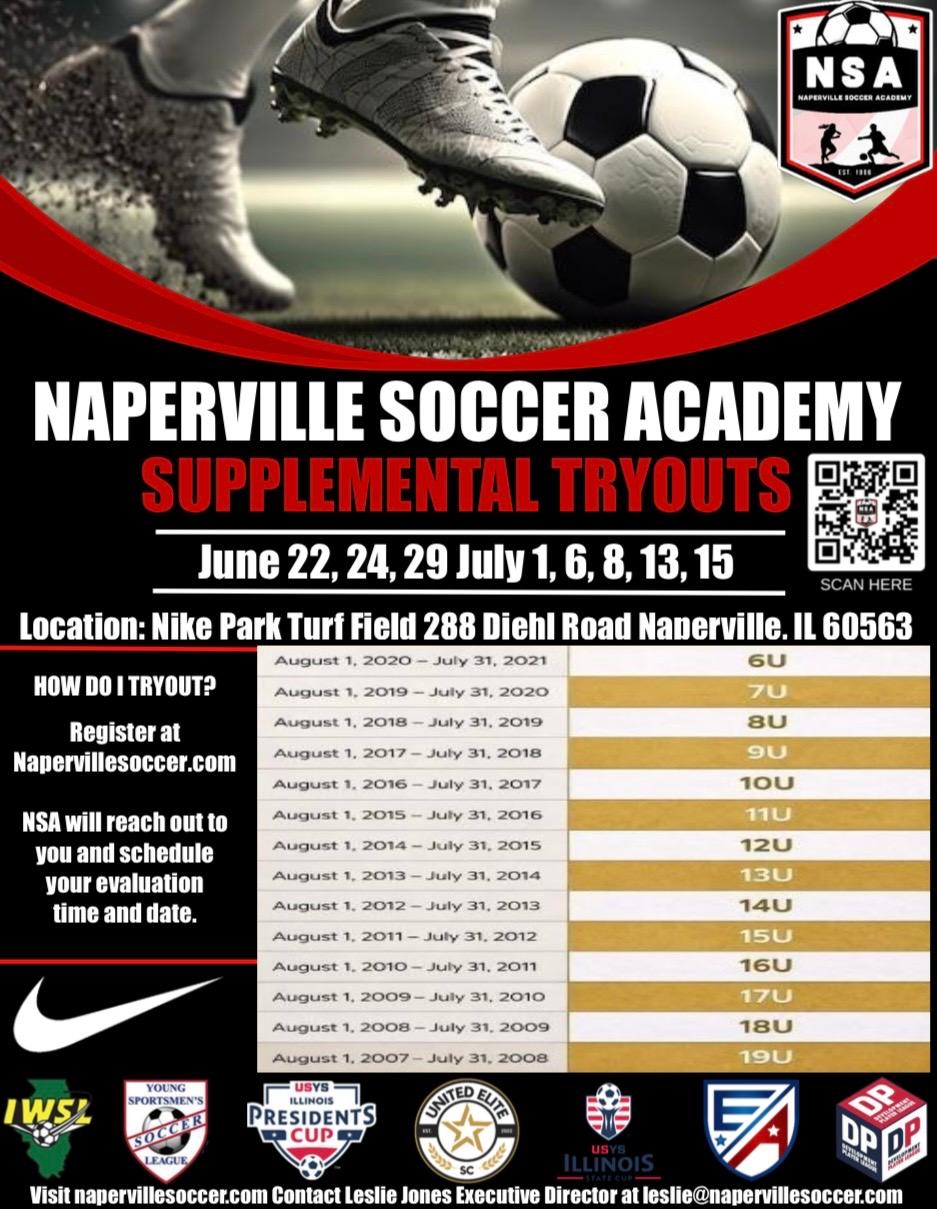 Summer supp tryout flyer 2026